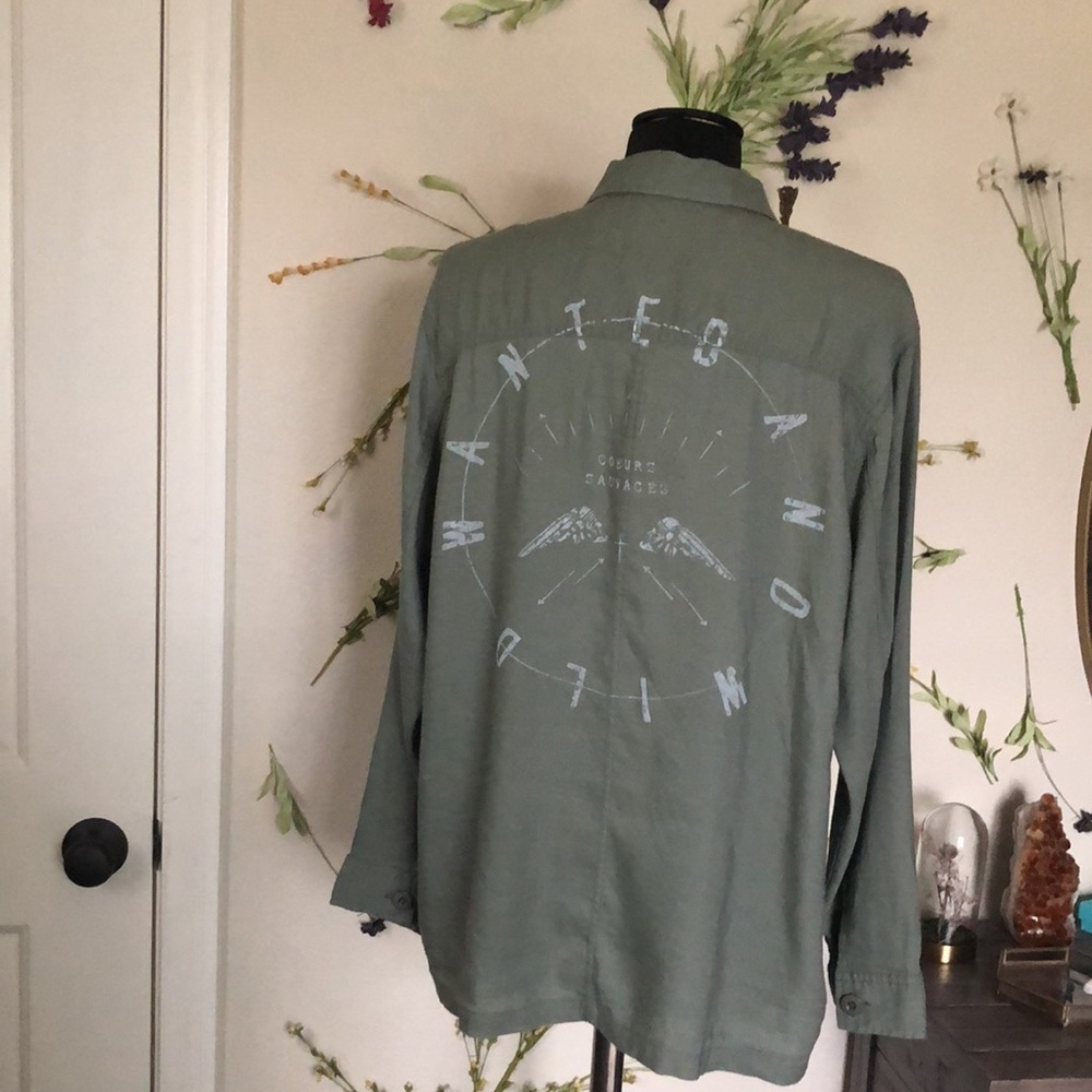 Rails Everett Wanted and Wild Shirt NWT - Picture 3 of 8